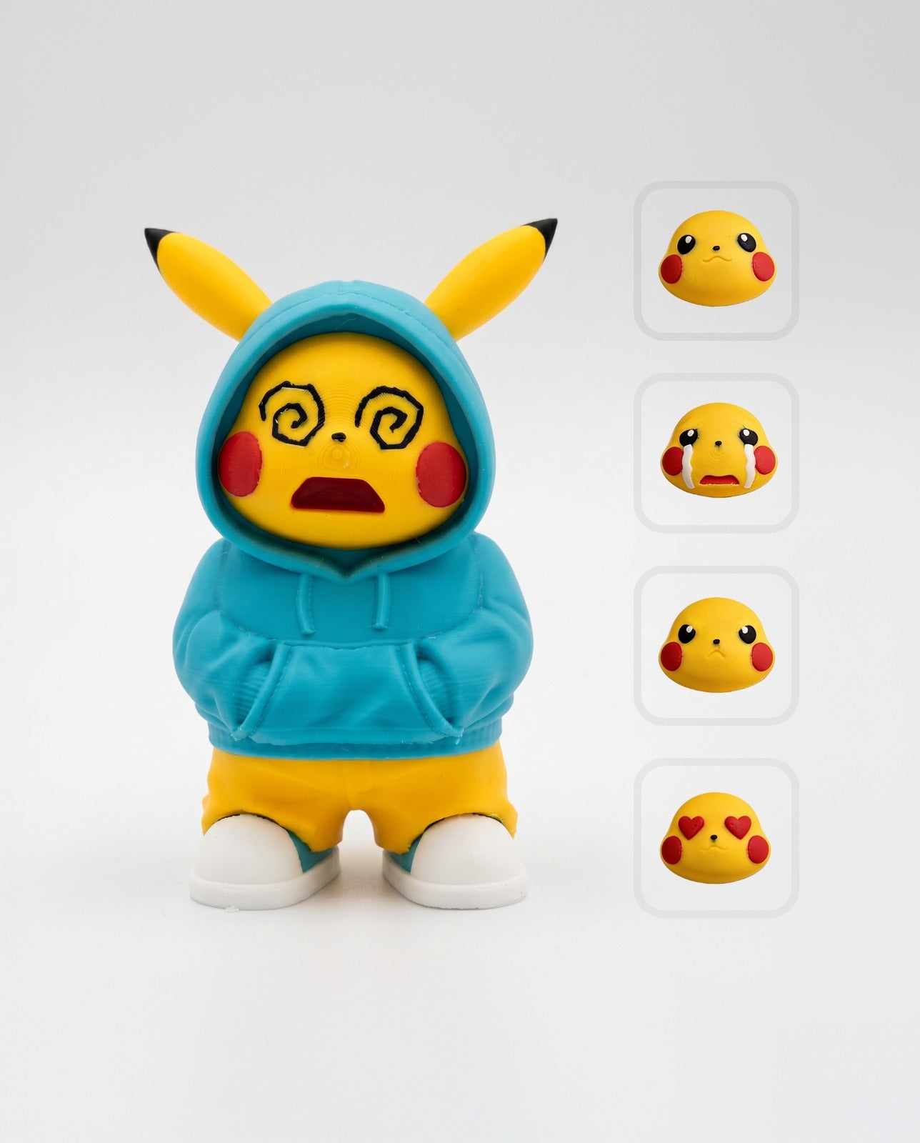 Pikachu Urban Blue Fan Art