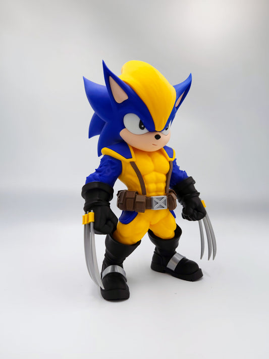 Sonic Wolverine Fan Art