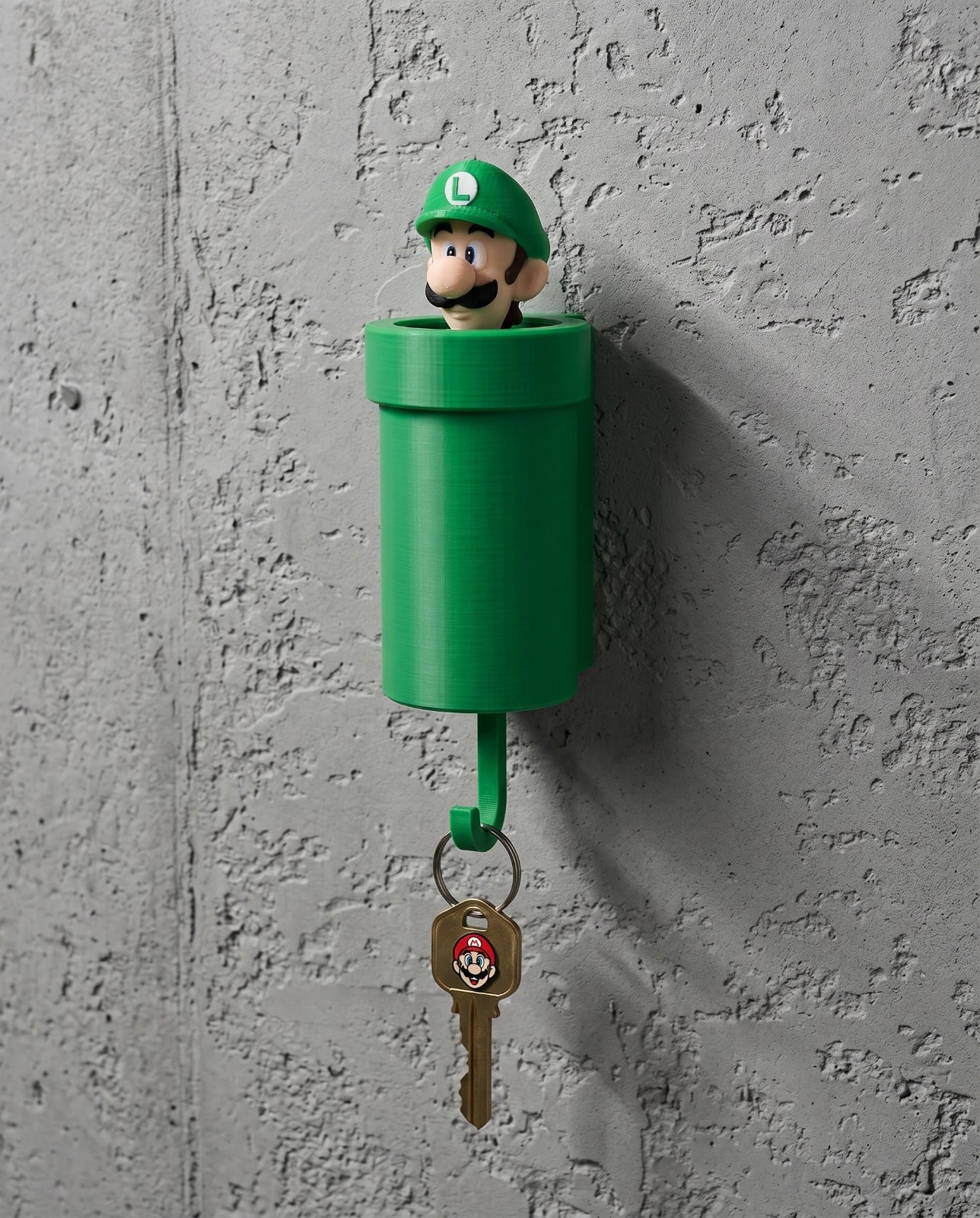 Luigi Keychain Fan Art