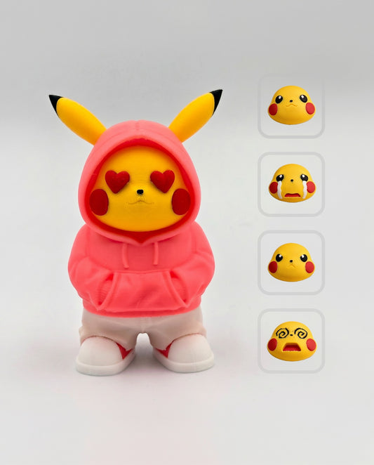 Pikachu Urban Pink Fan Art