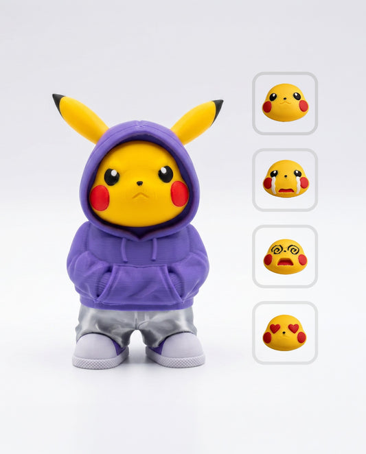 Pikachu Urban Purple Fan Art